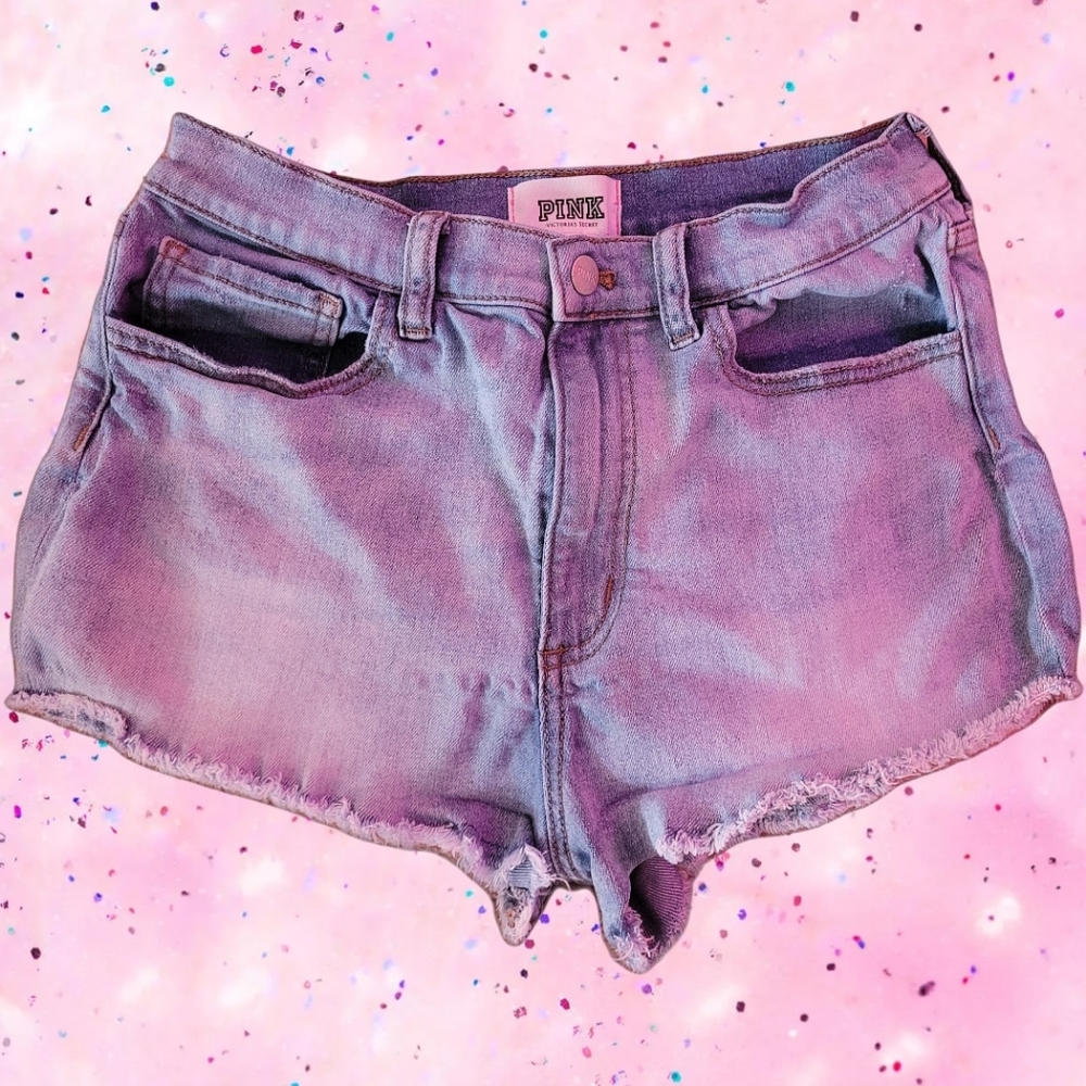 PINK Victoria's Secret | Daisy Duke Cut Off Denim Shorts Women's Size 6 (26)